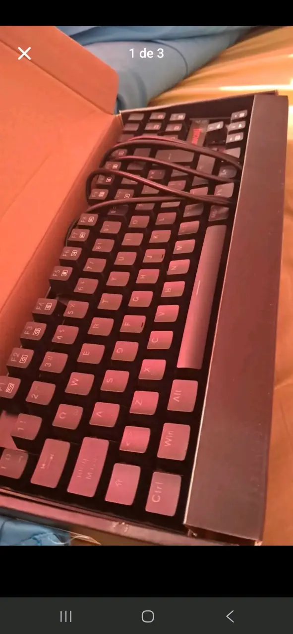 Teclado mecánico re dragon kumara USB en caja - 1