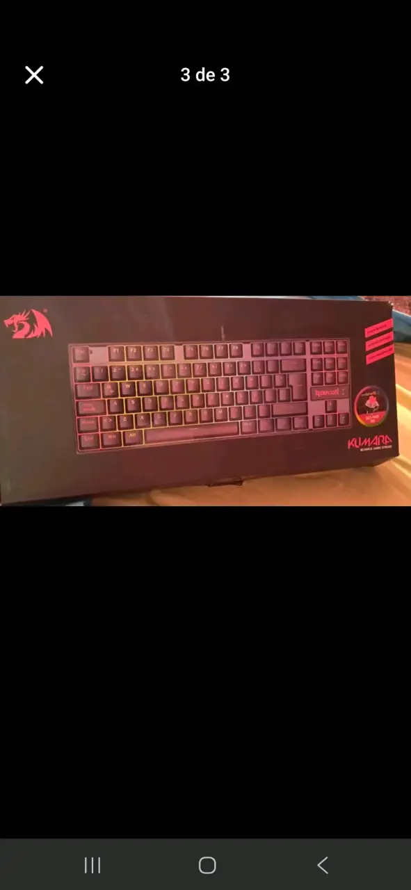 Teclado mecánico re dragon kumara USB en caja - 2