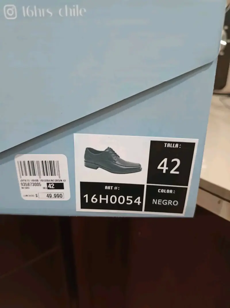 Zapato formal negro 16 HRS - 4