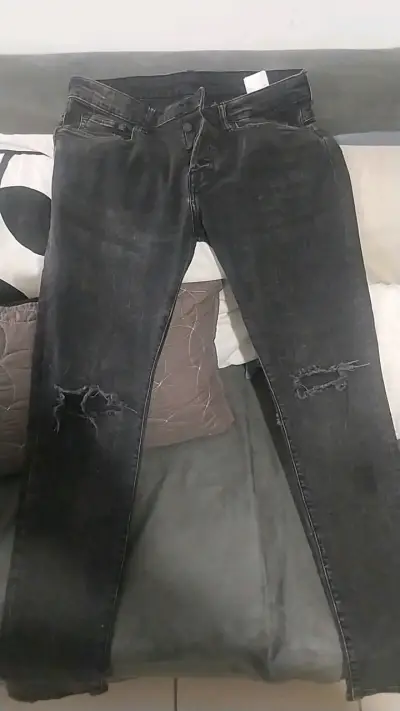 Jeans azul desgastado - miniatura 5