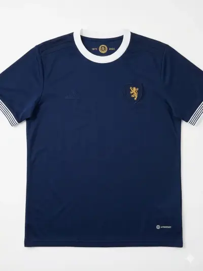 Camiseta fútbol 150 años selección de Escocia. - miniatura 1