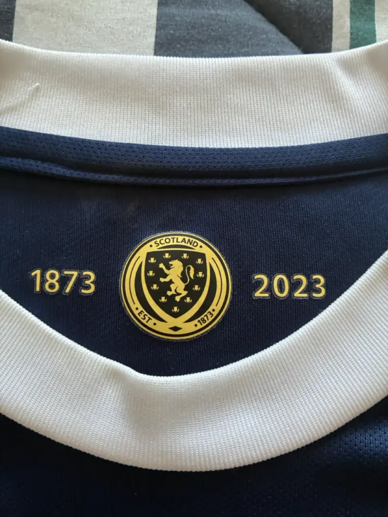 Camiseta fútbol 150 años selección de Escocia. - 5