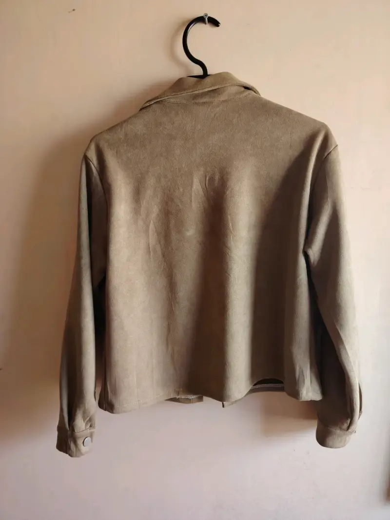 Chaqueta beige mujer talla SM - 2