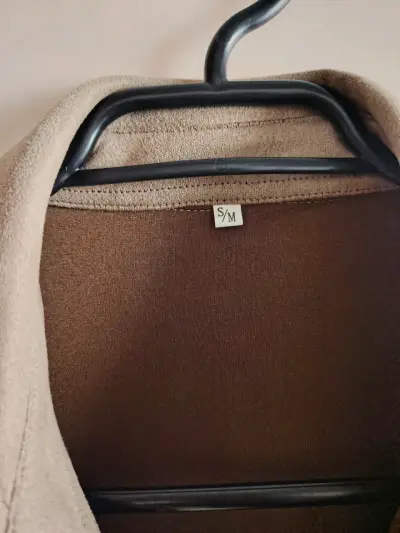Chaqueta beige mujer talla SM - miniatura 3