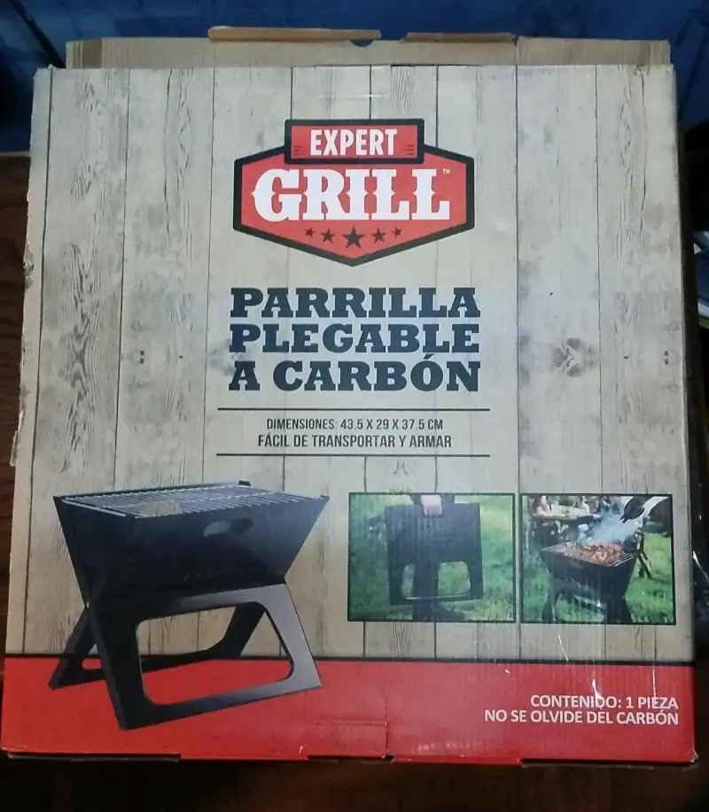 Parrilla plegable a carbón - 2