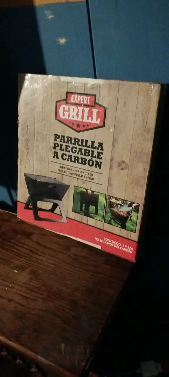 Parrilla plegable a carbón - 3