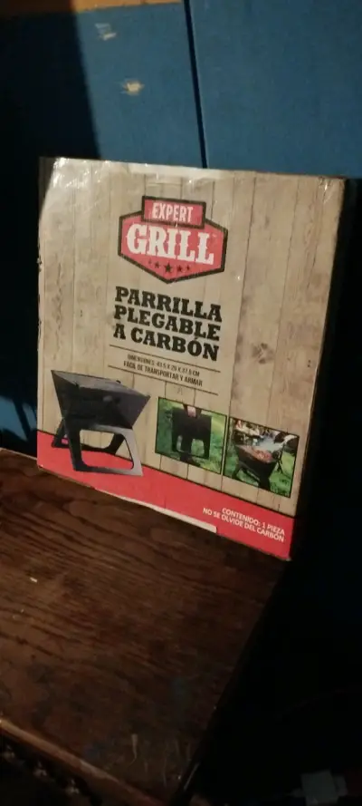 Parrilla plegable a carbón - miniatura 3