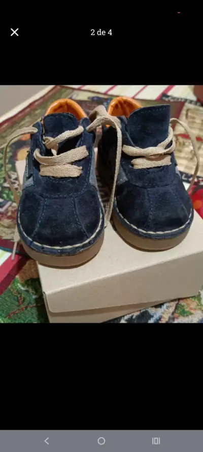 Zapatos de niño azul n°19 - miniatura 1