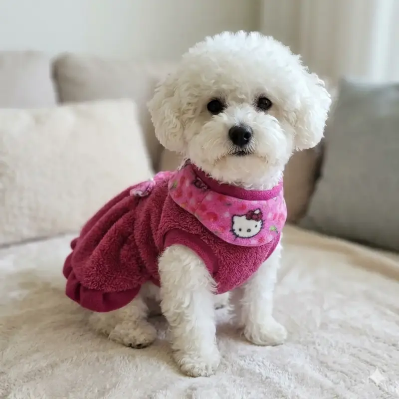 Vestido rosa para mascota - 2