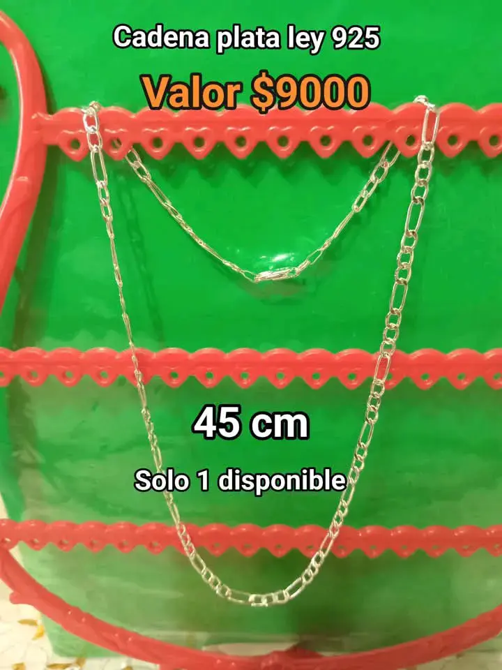 Cadena hombre plata ley 925 - 4