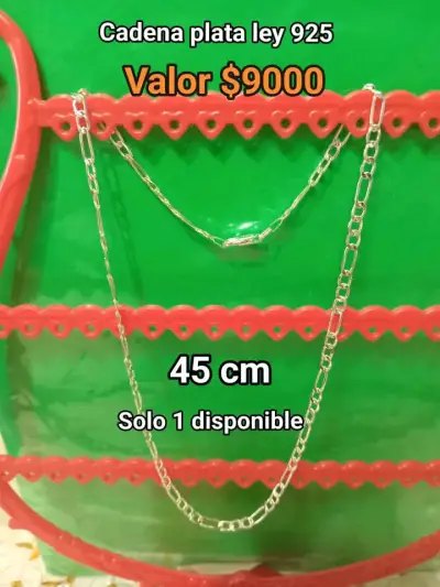 Cadena hombre plata ley 925 - miniatura 4