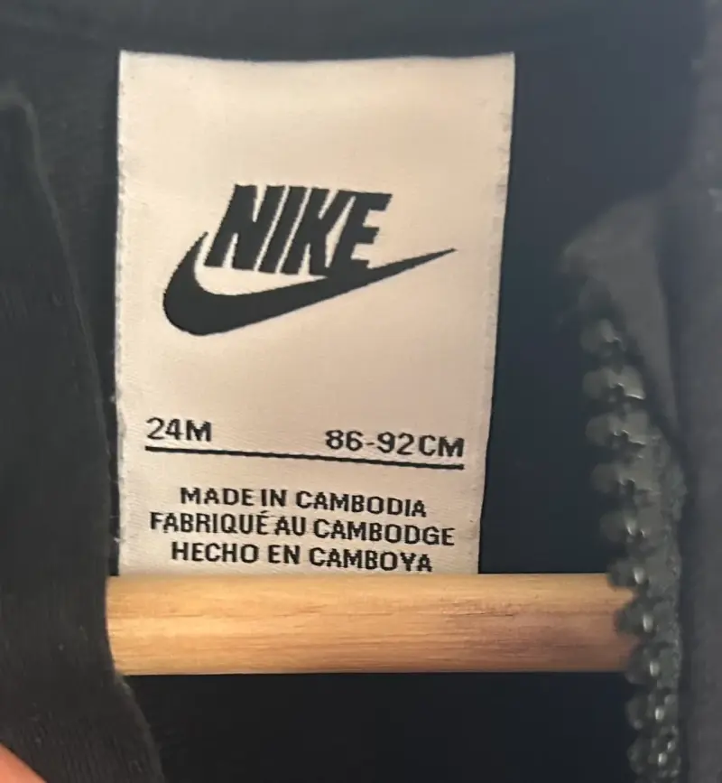 Buzo negro Nike para bebé - 2