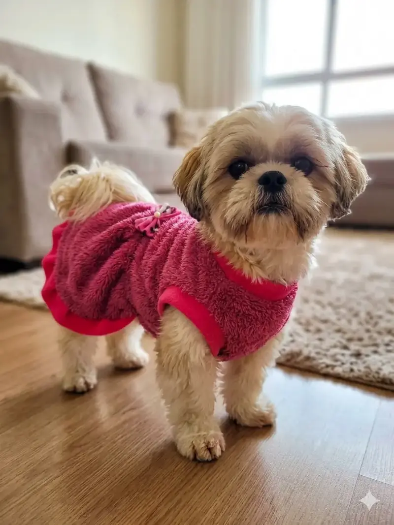 Vestido rosa para mascota - 2