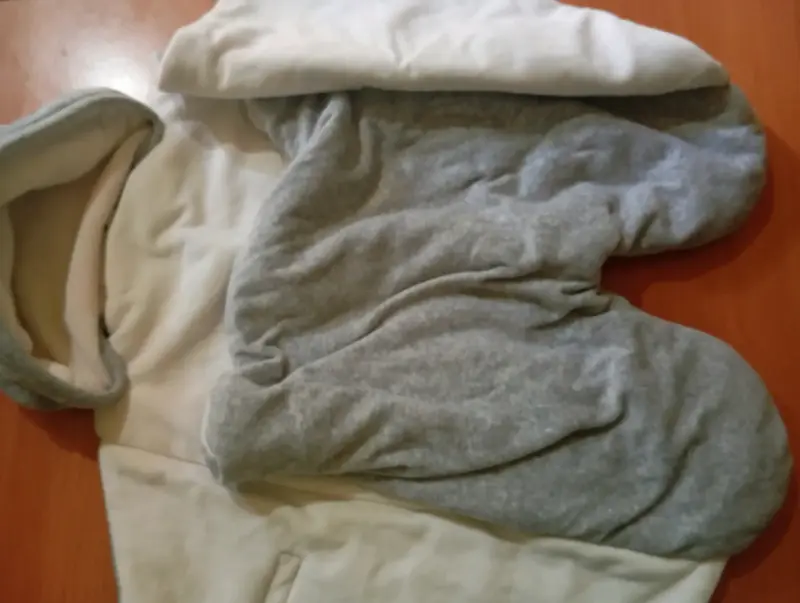 Saco de dormir infantil gris - 2
