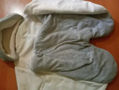 Saco de dormir infantil gris - miniatura 2