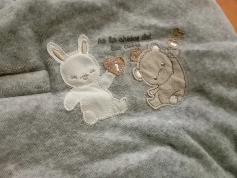 Saco de dormir infantil gris - 4