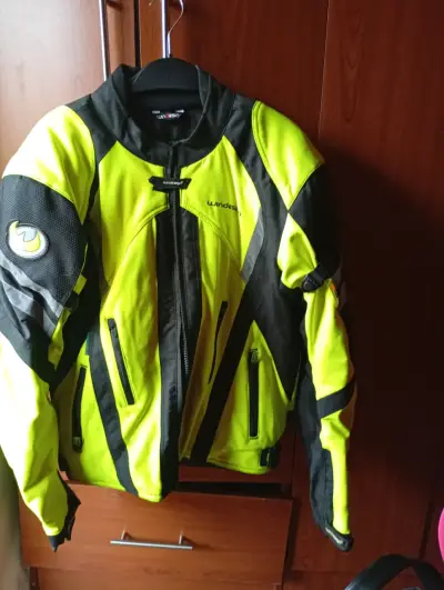 Chaqueta moto fluorescente Windstop - miniatura 1