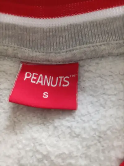 Polerón Peanuts gris con rojo NY - miniatura 2