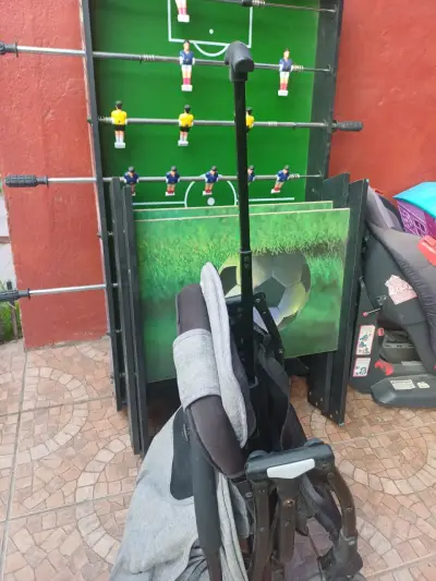 Coche de paseo gris para bebé - miniatura 3