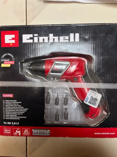 Destornillador inalámbrico Einhell rojo - miniatura 2