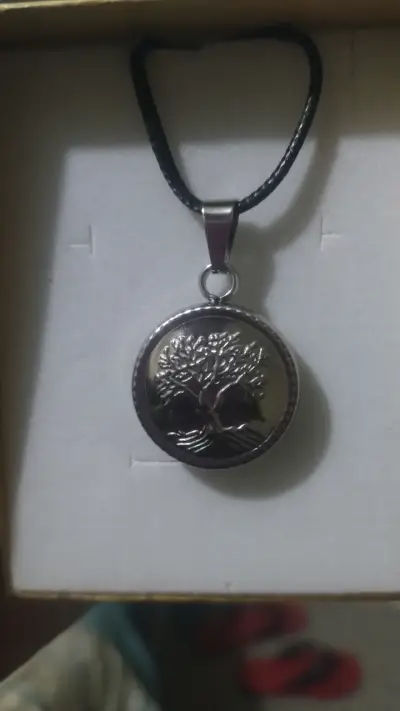 Colgante de búho y árbol de la vida - miniatura 2