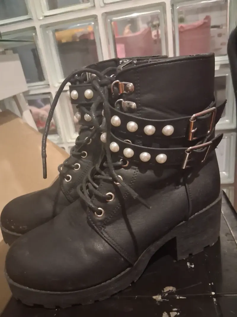 Botines negros con tachas 37 - 2