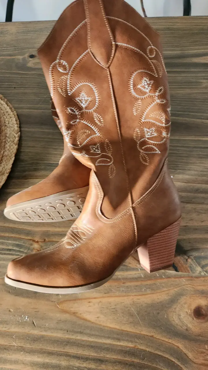 Botas vaqueras marrones - 6
