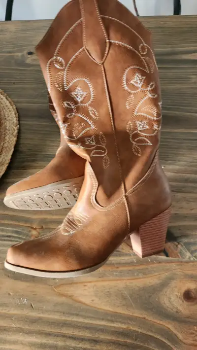 Botas vaqueras marrones - miniatura 6