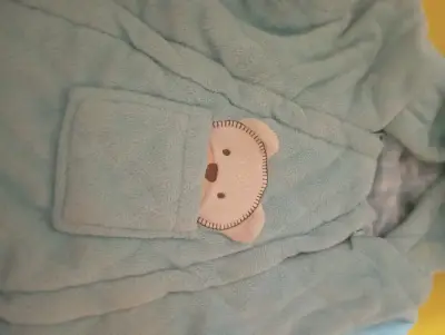 Saco de dormir bebé azul - miniatura 4