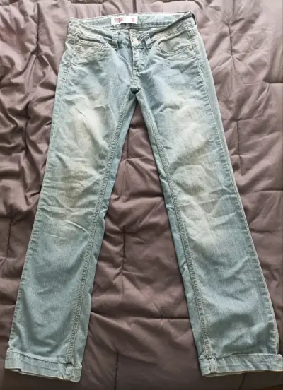 Jeans azules estilo clásico Sybilla - miniatura 1