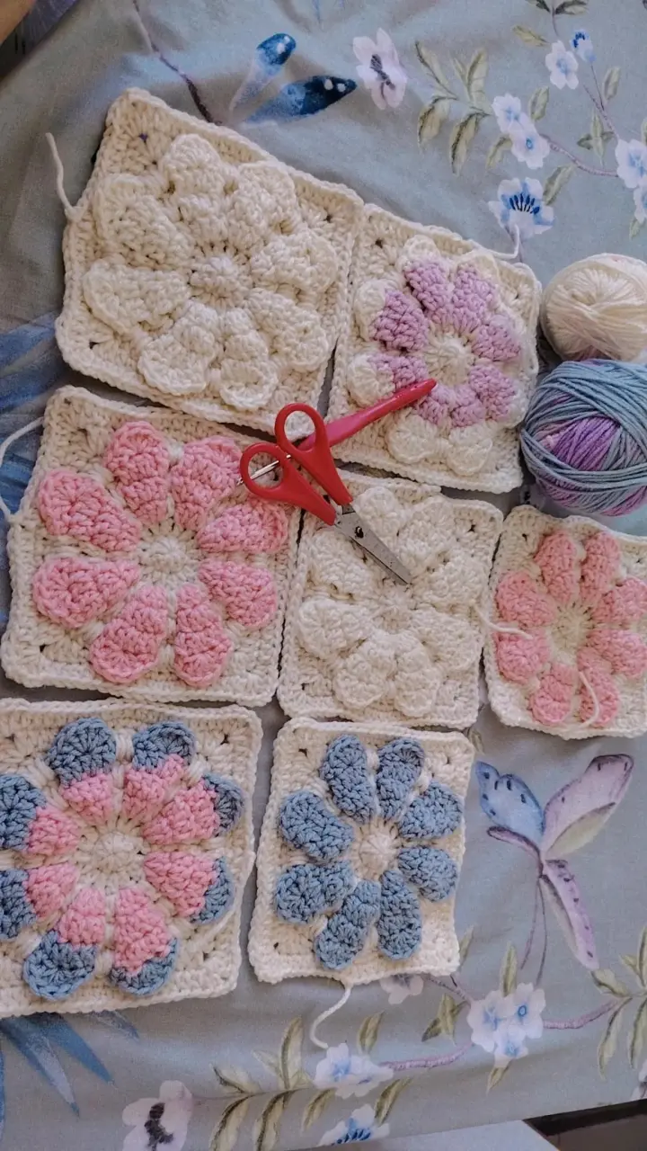 Mantas para bebes de crochet - 5
