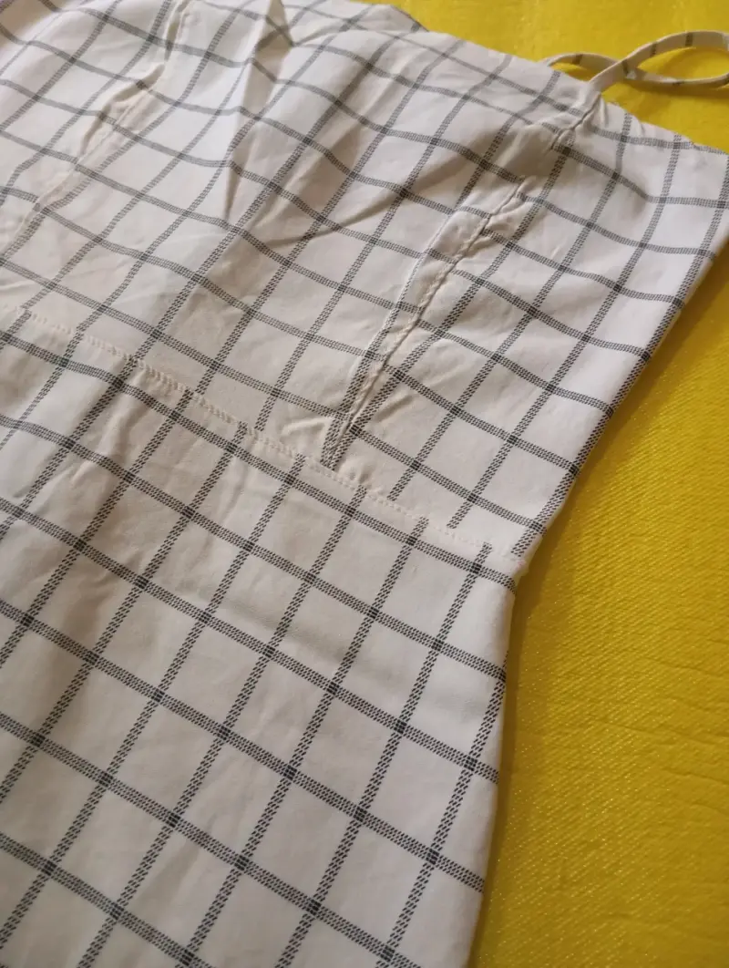 Vestido a cuadros con tirantes - 2