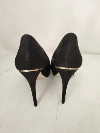 Zapatos negros de tacón alto, 37 orma pequeña - miniatura 3