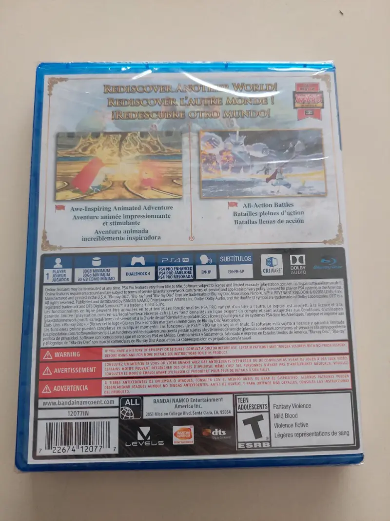 Ni No Kuni II PS4 nuevo - 2