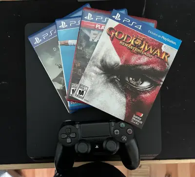 ‼️ PS4 1 TB ➕ 4 JUEGOS ➕ MANDO ORIGINAL ‼️ - miniatura 1