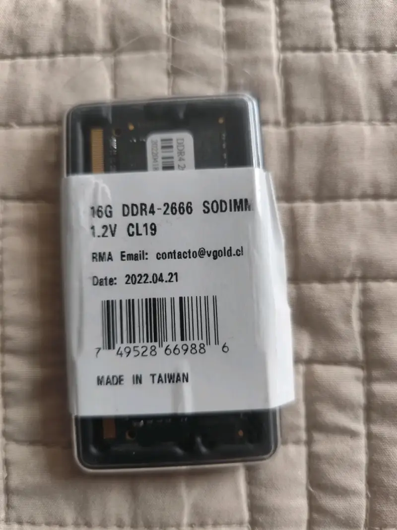 Memoria RAM 16GB DDR4 - 3
