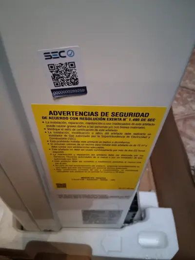 Calefactor a gas Rinnai nuevo - miniatura 5