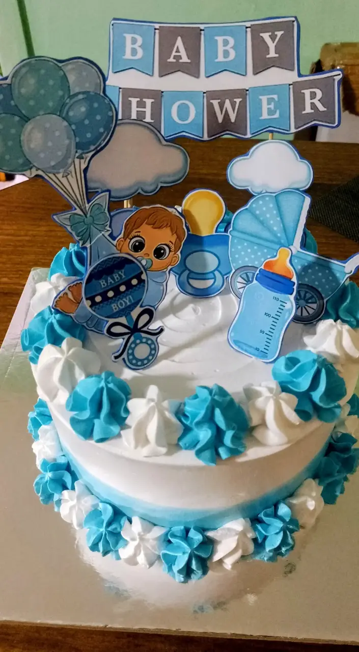 Torta decorada con crema - 4
