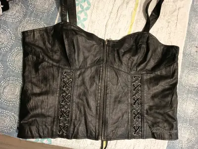 Corset negro Harley Davidson - miniatura 1
