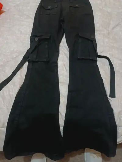Pantalones cargo negro - miniatura 4
