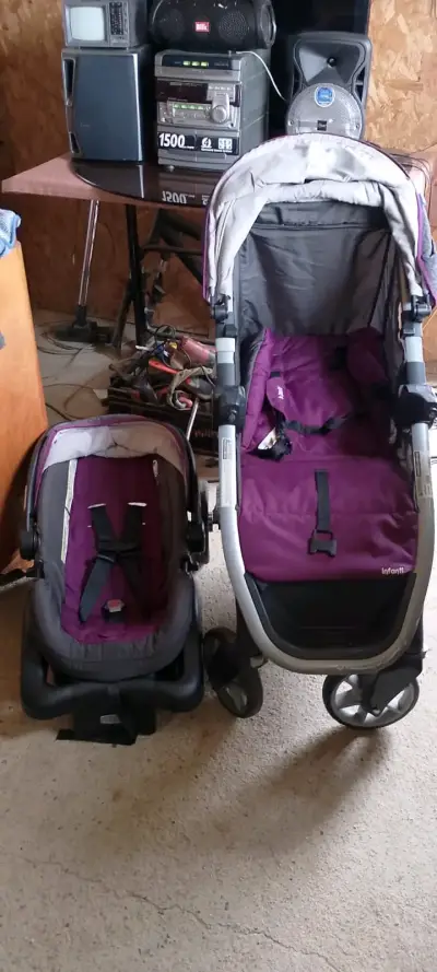 Coche y silla de bebé Infanti - miniatura 1