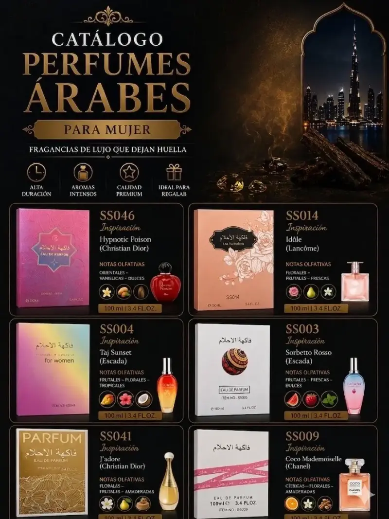 Perfume Árabe mujer y hombre 100 ml - 4