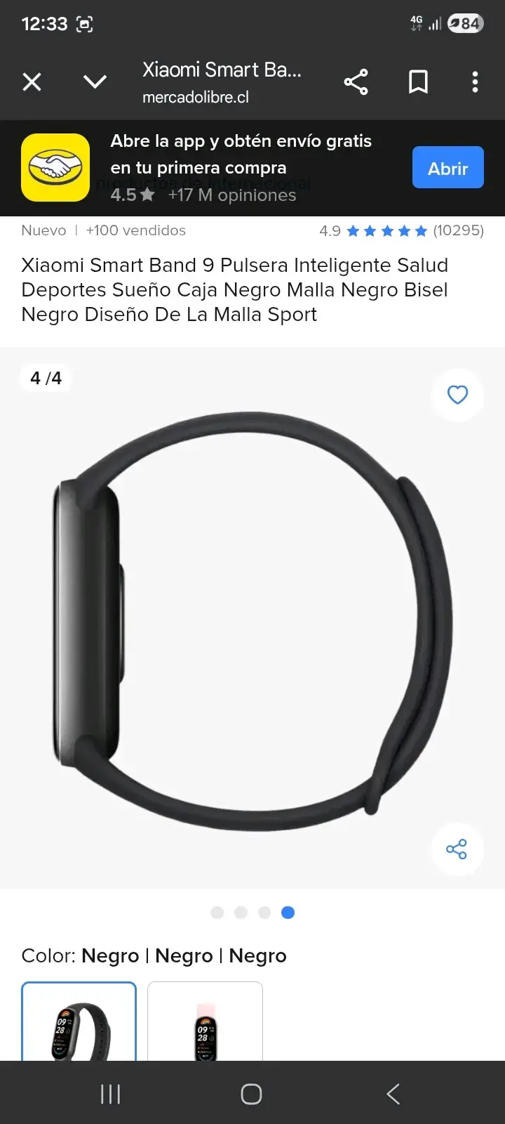 Smartband Xiaomi Negra - 2