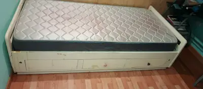 Cama transición con cajonera y con colchón - miniatura 1