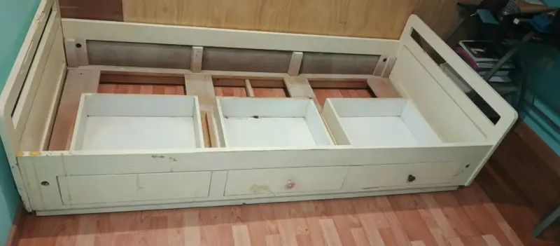 Cama transición con cajonera y con colchón - 3