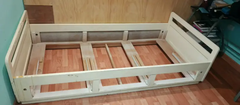 Cama transición con cajonera y con colchón - 4