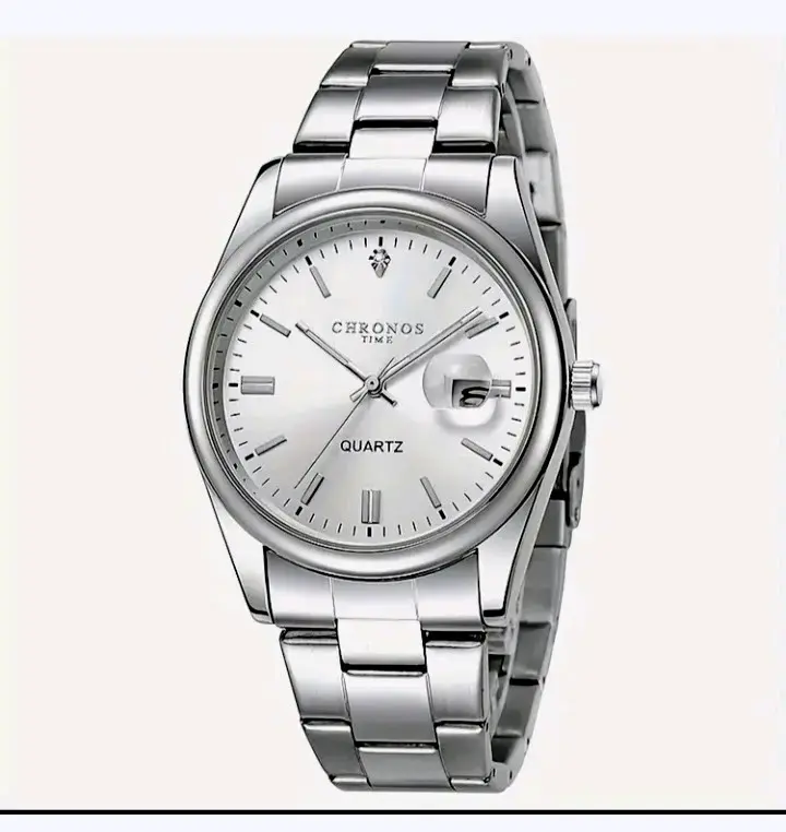 Reloj cronógrafo de acero - 1