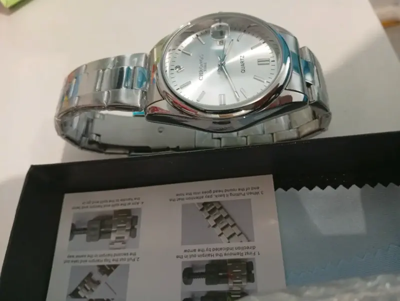 Reloj cronógrafo de acero - 2