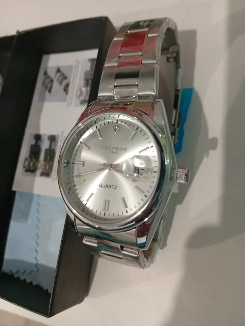 Reloj cronógrafo de acero - 3