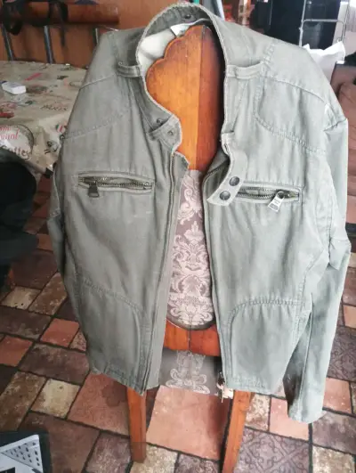 Chaqueta verde de hombre diesel - miniatura 1